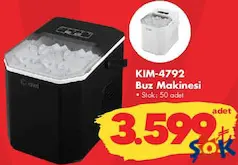 KİWİ KIM-4792 BUZ MAKİNESİ indirimli fiyat KİWİ KIM-4792 BUZ MAKİNESİ fiyat ve kampanya bilgisi